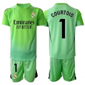 Real Madrid Thibaut Courtois #1 Keeper Uit tenue Kids 2025-26 Korte Mouwen (+ broek)