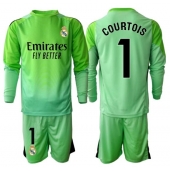 Real Madrid Thibaut Courtois #1 Keeper Uit tenue Kids 2025-26 Lange Mouwen (+ broek)