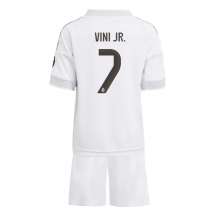 Real Madrid Vinicius Junior #7 Thuis tenue Kids 2025-26 Korte Mouwen (+ broek)