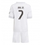 Real Madrid Vinicius Junior #7 Thuis tenue Kids 2025-26 Korte Mouwen (+ broek)