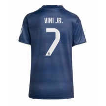 Real Madrid Vinicius Junior #7 Uit tenue Dames 2025-26 Korte Mouwen