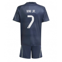 Real Madrid Vinicius Junior #7 Uit tenue Kids 2025-26 Korte Mouwen (+ broek)