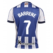 Real Sociedad Ander Barrenetxea #7 Thuis tenue 2025-26 Korte Mouwen