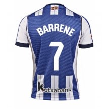 Real Sociedad Ander Barrenetxea #7 Thuis tenue 2025-26 Korte Mouwen