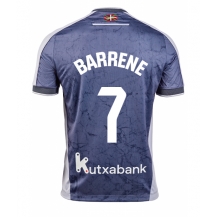 Real Sociedad Ander Barrenetxea #7 Uit tenue 2025-26 Korte Mouwen