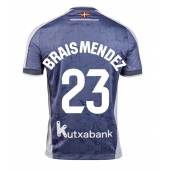 Real Sociedad Brais Mendez #23 Uit tenue 2025-26 Korte Mouwen