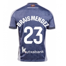Real Sociedad Brais Mendez #23 Uit tenue 2025-26 Korte Mouwen