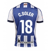 Real Sociedad Carlos Soler #18 Thuis tenue 2025-26 Korte Mouwen