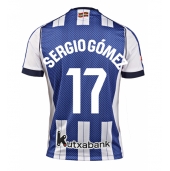 Real Sociedad Sergio Gomez #17 Thuis tenue 2025-26 Korte Mouwen