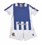 Real Sociedad Thuis tenue Kids 2025-26 Korte Mouwen (+ broek)