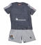 Real Sociedad Uit tenue Kids 2025-26 Korte Mouwen (+ broek)