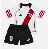 River Plate Thuis tenue Kids 2025-26 Korte Mouwen (+ broek)