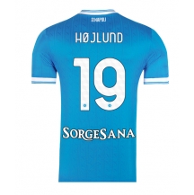 SSC Napoli Rasmus Hojlund #19 Thuis tenue 2025-26 Korte Mouwen