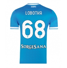 SSC Napoli Stanislav Lobotka #68 Thuis tenue 2025-26 Korte Mouwen