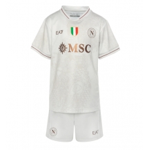 SSC Napoli Uit tenue Kids 2025-26 Korte Mouwen (+ broek)