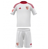 Sevilla Thuis tenue Kids 2025-26 Korte Mouwen (+ broek)