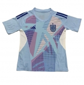 Spanje Keeper Thuis tenue EK 2024 Korte Mouwen