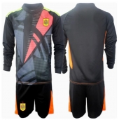 Spanje Keeper Uit tenue Kids EK 2024 Lange Mouwen (+ broek)