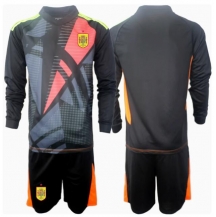 Spanje Keeper Uit tenue Kids EK 2024 Lange Mouwen (+ broek)