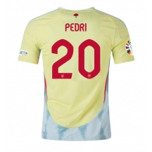 Spanje Pedri Gonzalez #20 Uit tenue EK 2024 Korte Mouwen