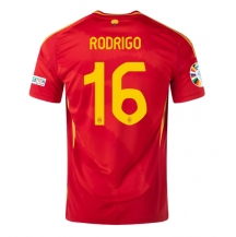 Spanje Rodri Hernandez #16 Thuis tenue EK 2024 Korte Mouwen