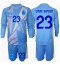 Spanje Unai Simon #23 Keeper Thuis tenue Kids EK 2024 Lange Mouwen (+ broek)