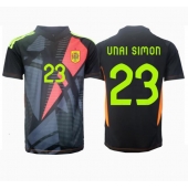 Spanje Unai Simon #23 Keeper Uit tenue EK 2024 Korte Mouwen