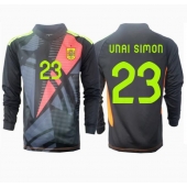 Spanje Unai Simon #23 Keeper Uit tenue EK 2024 Lange Mouwen