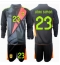Spanje Unai Simon #23 Keeper Uit tenue Kids EK 2024 Lange Mouwen (+ broek)
