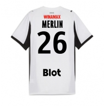 Stade Rennais Quentin Merlin #26 Uit tenue 2025-26 Korte Mouwen