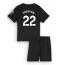 Tottenham Hotspur Brennan Johnson #22 Uit tenue Kids 2025-26 Korte Mouwen (+ broek)