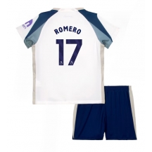 Tottenham Hotspur Cristian Romero #17 Thuis tenue Kids 2025-26 Korte Mouwen (+ broek)