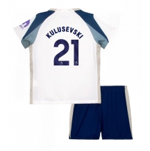 Tottenham Hotspur Dejan Kulusevski #21 Thuis tenue Kids 2025-26 Korte Mouwen (+ broek)