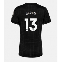 Tottenham Hotspur Destiny Udogie #13 Uit tenue Dames 2025-26 Korte Mouwen