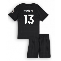 Tottenham Hotspur Destiny Udogie #13 Uit tenue Kids 2025-26 Korte Mouwen (+ broek)