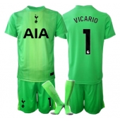 Tottenham Hotspur Guglielmo Vicario #1 Keeper Thuis tenue Kids 2025-26 Korte Mouwen (+ broek)