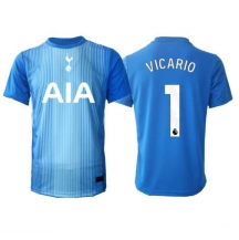 Tottenham Hotspur Guglielmo Vicario #1 Keeper Uit tenue 2025-26 Korte Mouwen