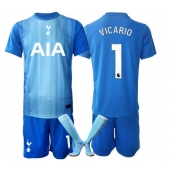Tottenham Hotspur Guglielmo Vicario #1 Keeper Uit tenue Kids 2025-26 Korte Mouwen (+ broek)