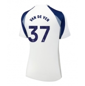 Tottenham Hotspur Micky van de Ven #37 Thuis tenue Dames 2025-26 Korte Mouwen