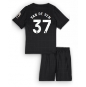 Tottenham Hotspur Micky van de Ven #37 Uit tenue Kids 2025-26 Korte Mouwen (+ broek)