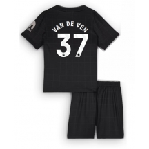 Tottenham Hotspur Micky van de Ven #37 Uit tenue Kids 2025-26 Korte Mouwen (+ broek)