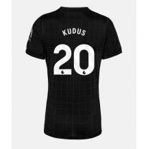 Tottenham Hotspur Mohammed Kudus #20 Uit tenue Dames 2025-26 Korte Mouwen
