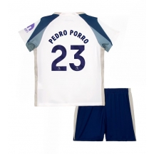 Tottenham Hotspur Pedro Porro #23 Thuis tenue Kids 2025-26 Korte Mouwen (+ broek)