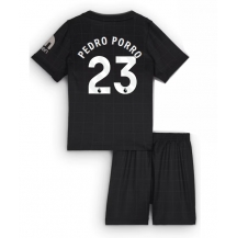 Tottenham Hotspur Pedro Porro #23 Uit tenue Kids 2025-26 Korte Mouwen (+ broek)