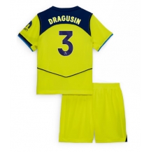 Tottenham Hotspur Radu Dragusin #3 Derde tenue Kids 2025-26 Korte Mouwen (+ broek)