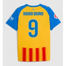 Valencia Hugo Duro #9 Derde tenue 2025-26 Korte Mouwen