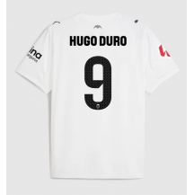 Valencia Hugo Duro #9 Thuis tenue 2025-26 Korte Mouwen