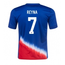 Verenigde Staten Giovanni Reyna #7 Uit tenue Copa America 2024 Korte Mouwen