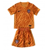 Verenigde Staten Keeper Uit tenue Kids Copa America 2024 Korte Mouwen (+ broek)