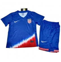 Verenigde Staten Uit tenue Kids Copa America 2024 Korte Mouwen (+ broek)